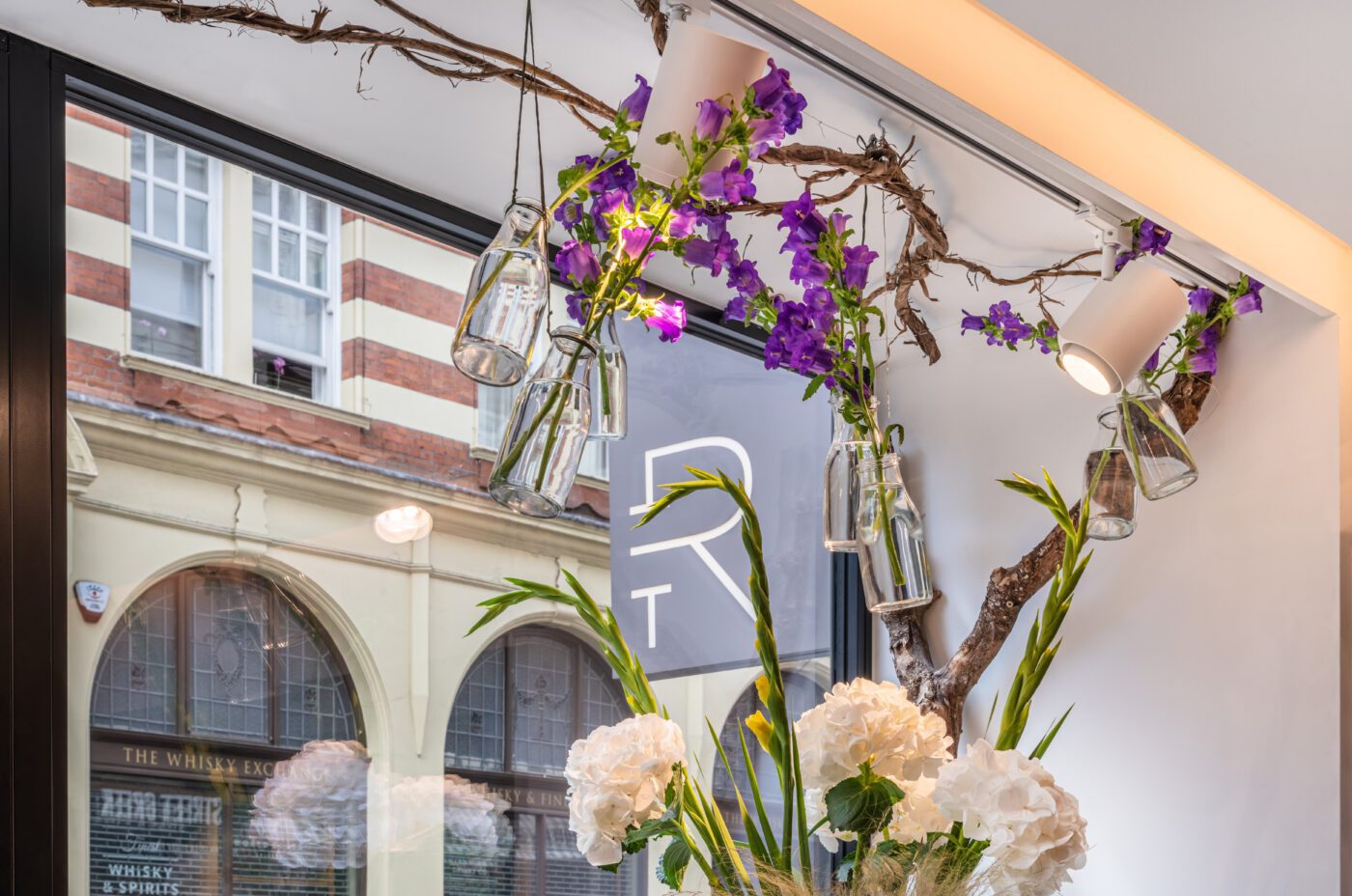 Bouquet of flowers at The Resident Covent Garden