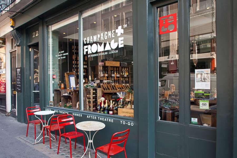 A quaint storefront displays 